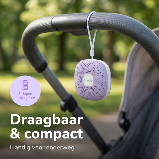 Lunae White Noise Machine - Lavender Purple