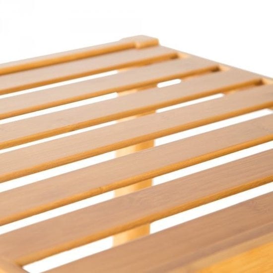 tectake - Houten badkamerrek 5 etages van bamboe 401646