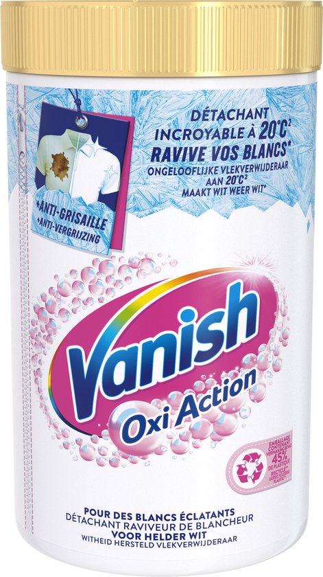 Vanish Oxi Action Whitening Booster - Vlek Verwijderaar - Witte Was -  1.41kg
