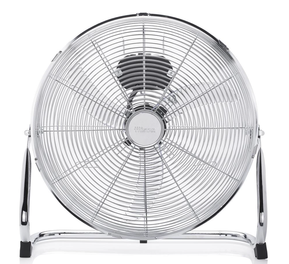 Tristar PD-3897 Metalen Boxventilator 40 cm - Metallic Zilver - 3 Snelheden