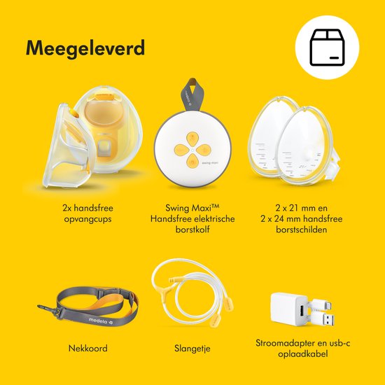 Medela Swing Maxi™ - Handsfree Borstkolf - Dubbele Elektrische Kolf - Comfortabel & Efficiënt