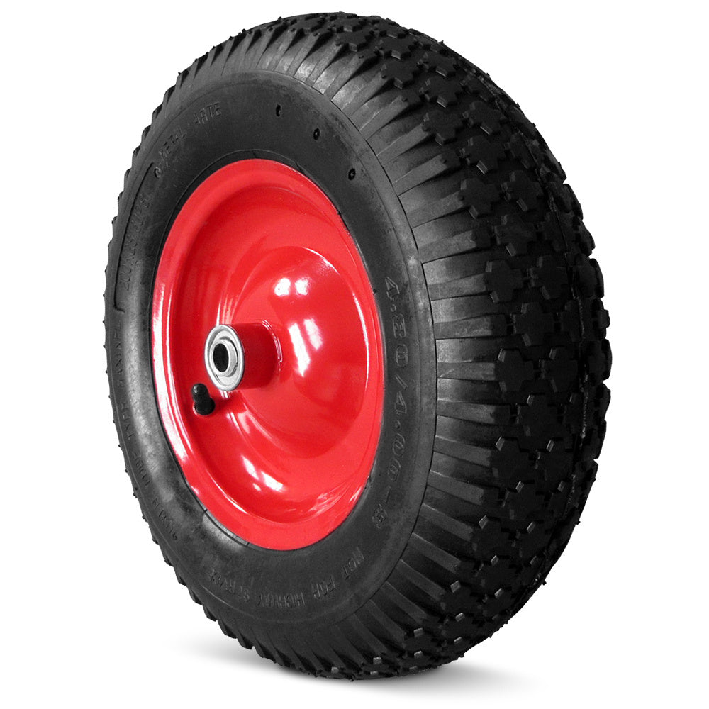 Gardebruk Kruiwagenwiel - met As/Luchtband - Ø 390mm 95 mm Breed