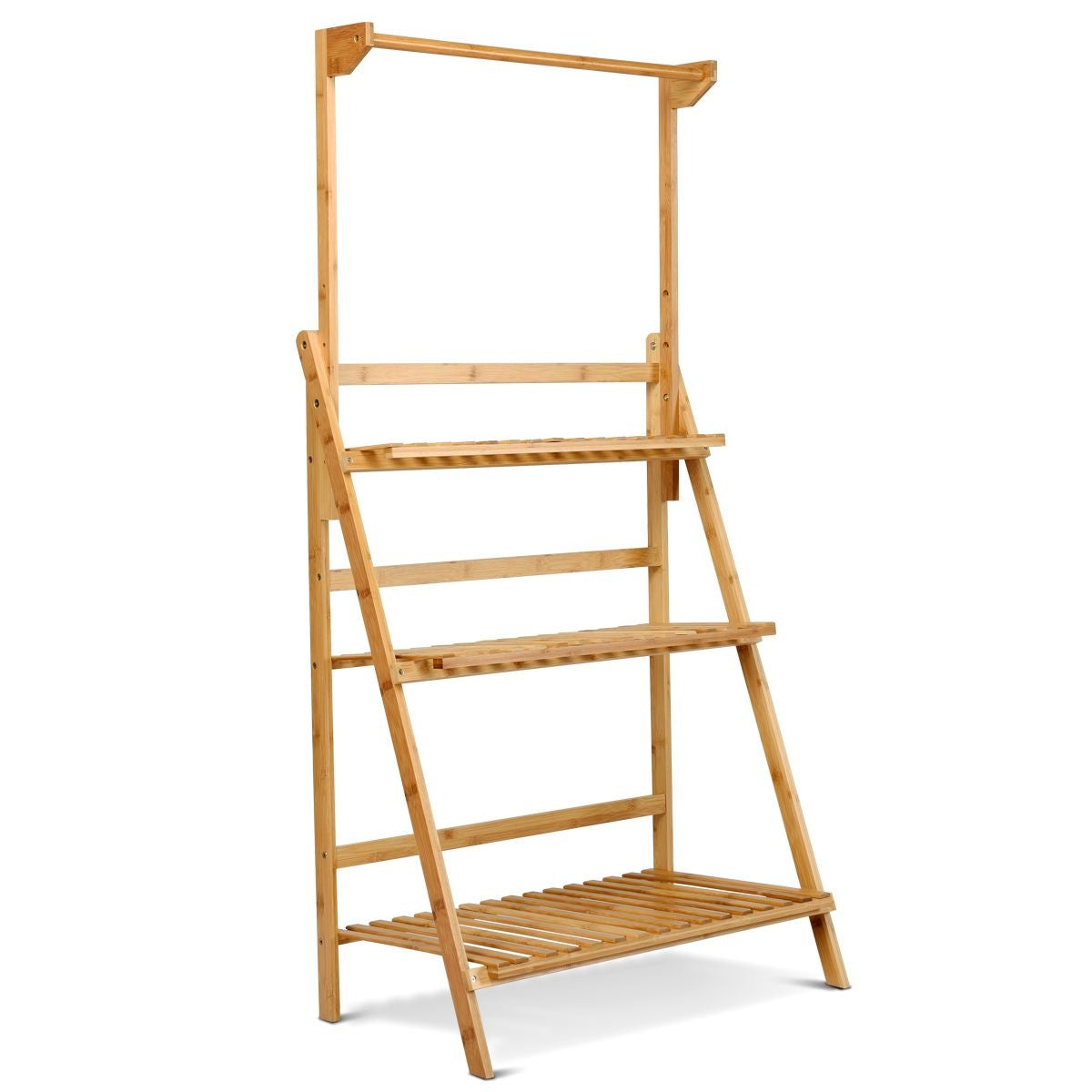 Coast Plantenkast - Plantenplank/Opberger - 70 x 40 x 120 cm - Bruin