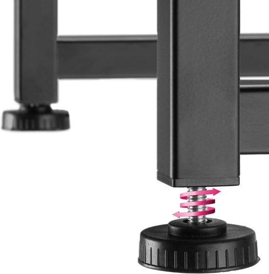 tectake® - Zitgroep Milton - Eetkamerset - Compact op te bergen - industrial dark - 404356