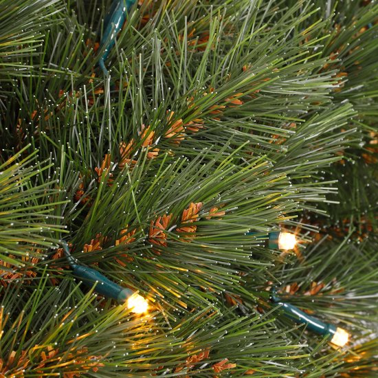 Triumph Tree Forest Frosted Guirlande Swag met LED Verlichting - L180 cm - Groen