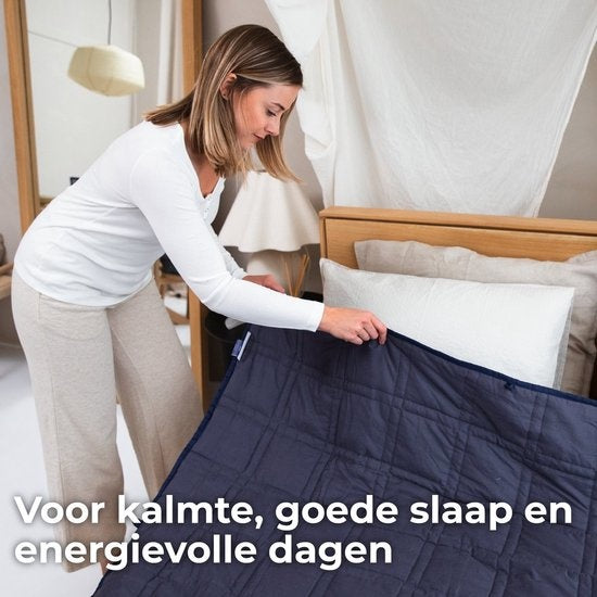 Kalm Verzwaringsdeken 10 KG - Weighted blanket - Verzwaarde Deken - Anti Stress