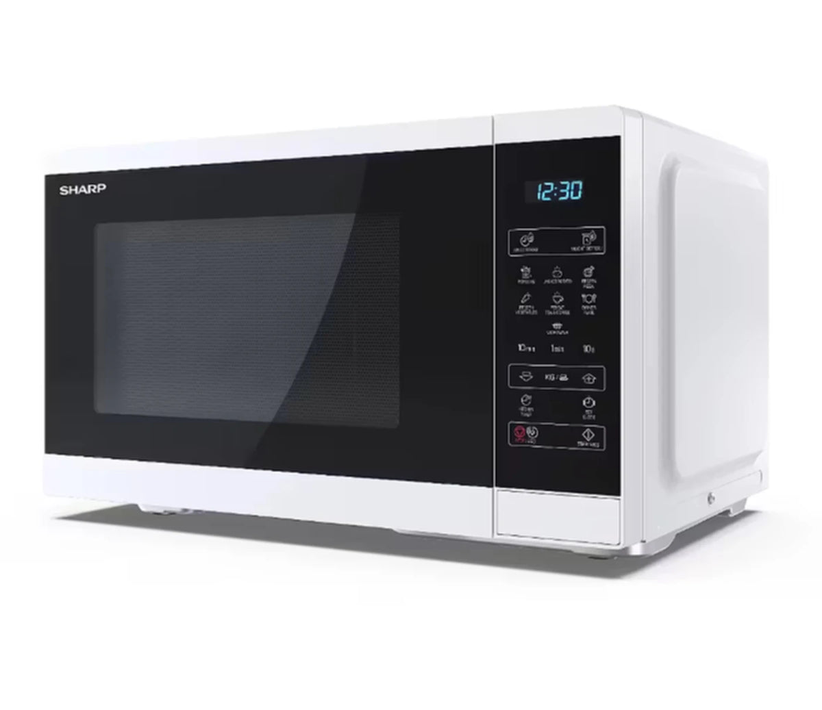 Sharp YC-MS252AE-W Solo Magnetron 25 Liter - 900 W - Touchbediening met Automatische Programma's - Draaiplateau 28,8 cm - Wit