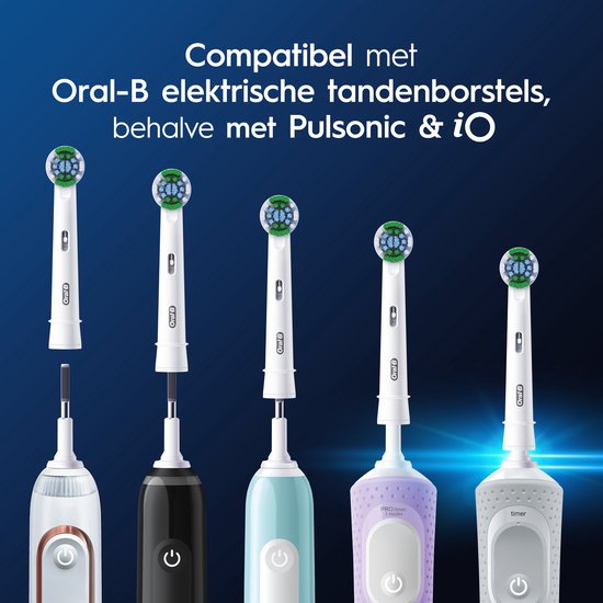 Oral-B Precision Clean Pro - Opzetborstels met CleanMaximiser Technologie - 10 Stuks - Brievenbusverpakking