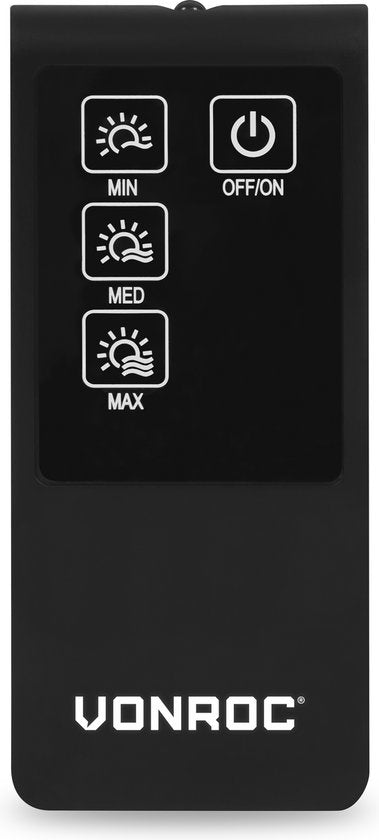 VONROC Afstandsbediening voor PH512AC heater Vesuvio 2000W