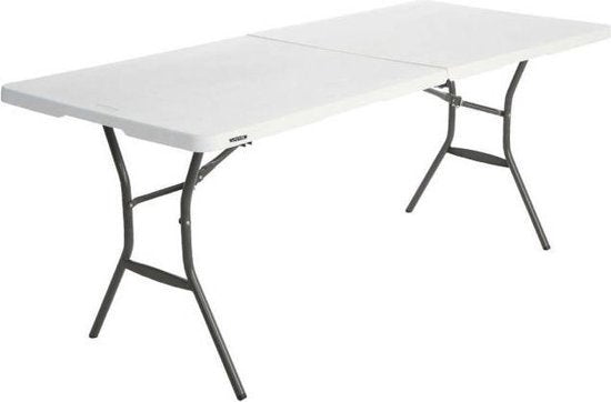 Lifetime Opklapbare Buffettafel - 180 cm x 76 cm x 72 cm - Wit