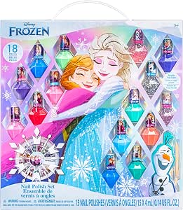 Townley Girl Disney Frozen Nagellakset voor Kinderen – 15 Kleuren – Peel-Off – Vanaf 3 Jaar
