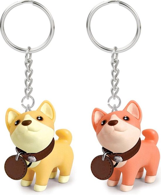Sleutelringen met Ketting - 50 RVS Sleutelhanger Split Ringen - Sleutel Hanger Splitringen Set - 25 mm - 50 Stuks