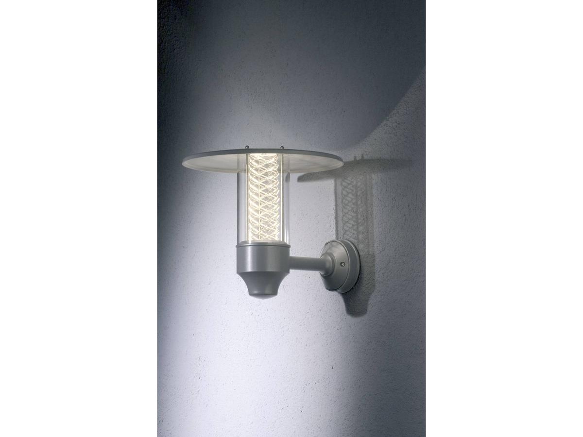 Konstsmide Nova Wandlamp Buiten - Gerichte Lichtbundel - Aluminium Zilver - GU10 Fitting