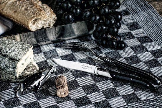 Laguiole Style de Vie Steakmessen Luxury Line - 6-delig - Zwart pakkahout