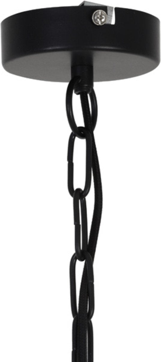 Light & Living Hanglamp Meya - Zwart - Ø40cm - Modern - Hanglampen Eetkamer - Slaapkamer - Woonkamer