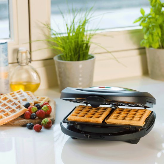 Bestron Tosti apparaat - ASM8010 - 760W - 3-in-1 Tosti's, wafels en grillen - Anti aanbaklaag - Grijs - 5 jaar garantie