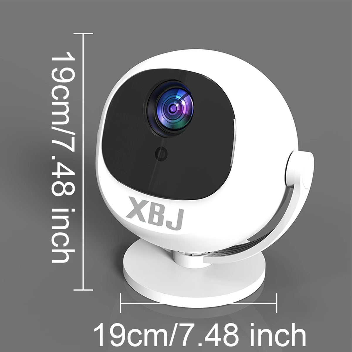 XBJ 360° Projector - Full HD 1080p - 4K Compatibel - 900 ANSI Lumen - 200 Inch Beeld - WiFi & Bluetooth