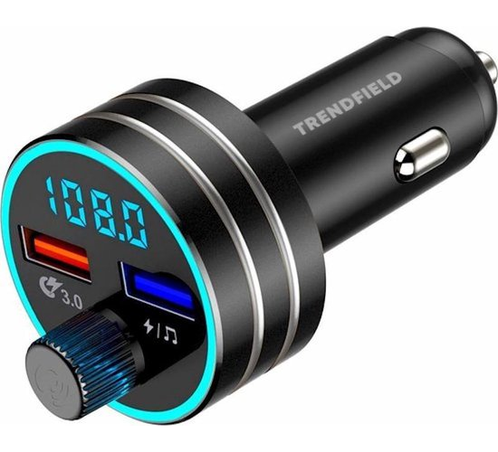 Trendfield FM Transmitter Bluetooth 5.0 - Carkit USB 3.0 Snelladen - Auto Accessoires - Draadloos Muziek