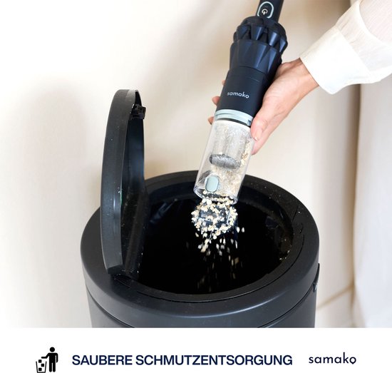Kruimeldief NanoDetect 120W - Kruimelzuiger Snoerloos - Krachtige Handstofzuiger - Draadloos - Autostofzuiger - Samako