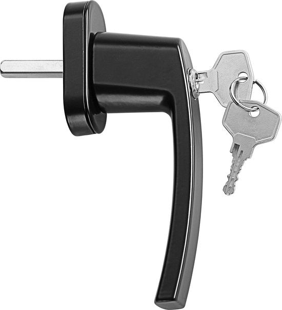 Monzana - Raamsluiting 6x - Afsluitbaar Slot Pin Lengte 35mm Zwart