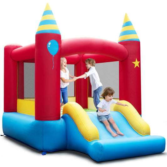 Coast Springkasteel voor kinderen - met glijbaan en draagtas - zonder blower - 190 x 260 x 205 cm