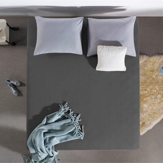 Dreamhouse Jersey Stretch Hoeslaken - 100% Katoen - 80/90/100x220 - Antraciet