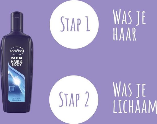 Andrélon Men Hair & Body Shampoo - 300ml