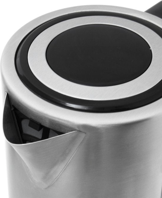 Inventum HW817D - Waterkoker - 1.7L - RVS - BPA vrij - 2200W - 22x14x24.50 cm - RVS/Zwart
