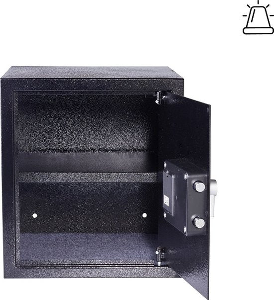 Yale Elektronische Kluis - met Alarm - Large - 39 x 35 x 36 cm - Zwart