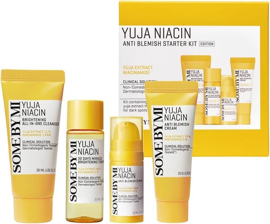 SOME BY MI - Yuja Niacin - Anti Blemish Starter Kit - 4 Delig - 90 ml