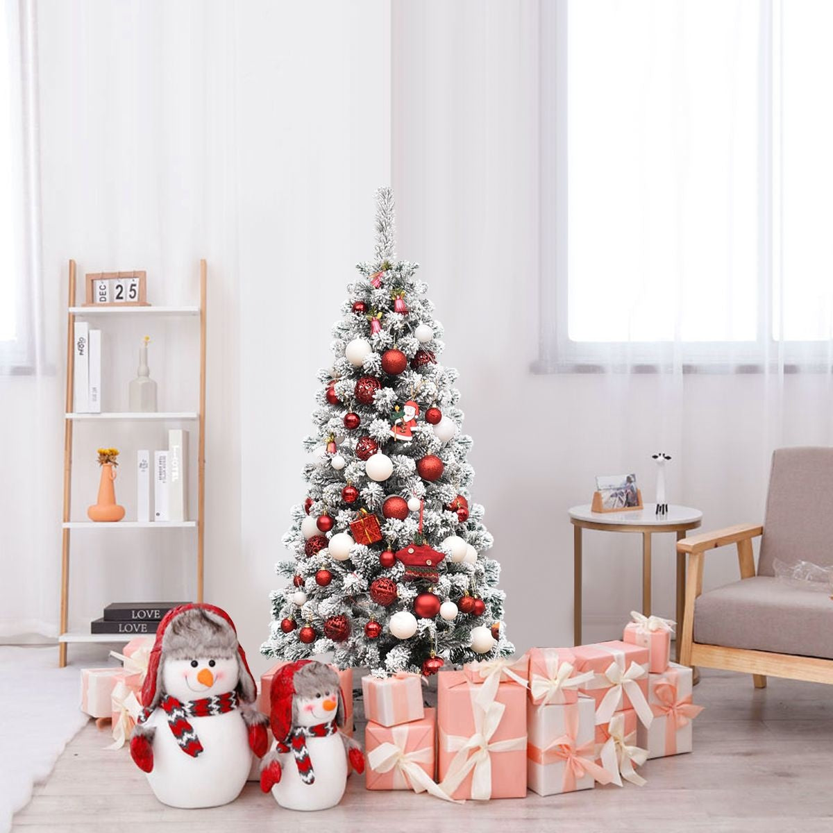 Coast Kunstkerstboom Met Sneeuw EN 150 LED Lampjes - 135cm