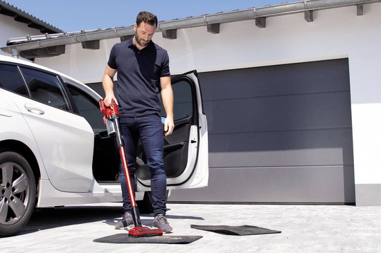 Einhell Accu Steelstofzuiger TE-SV 18 Li Solo - Power X-Change - 18 V/Li-ion - 0,6 L reservoir - 4 LED's - Drievoudig filtersysteem - Gemotoriseerd vloermondstuk - Excl. accu en lader