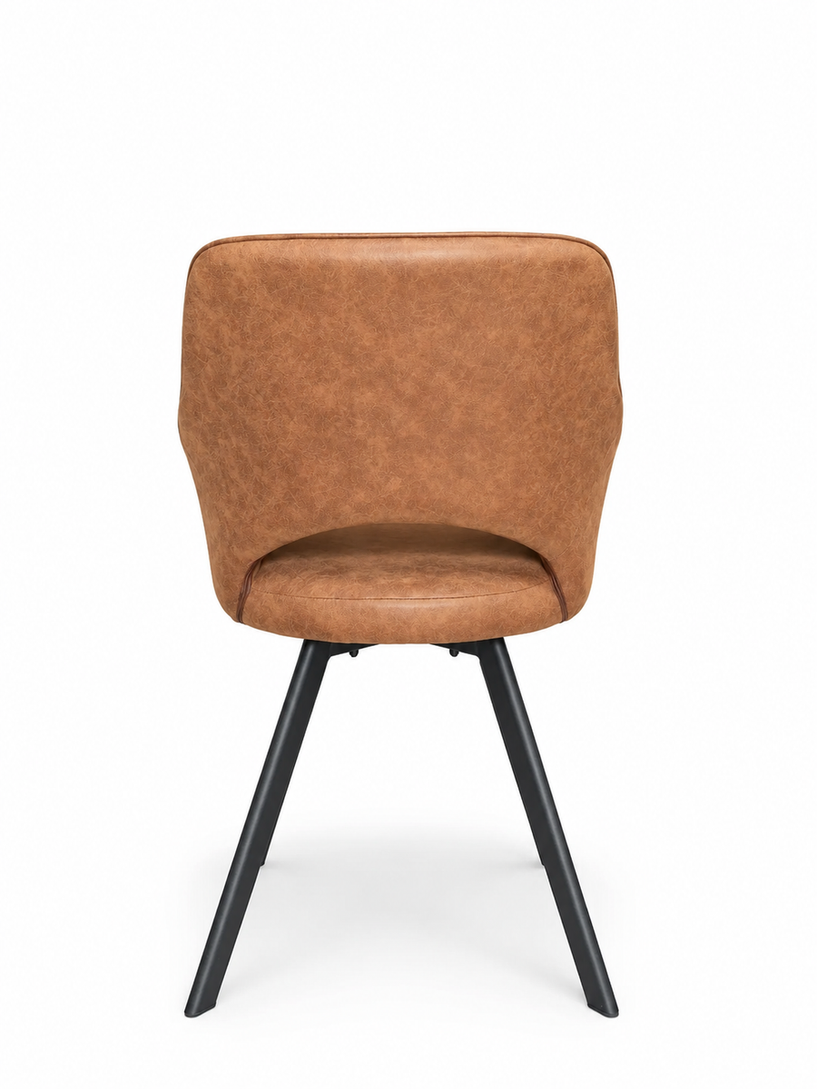 Meubel31 Tenno Draaibare Eetkamerstoelen - Set van 2 - Cognac