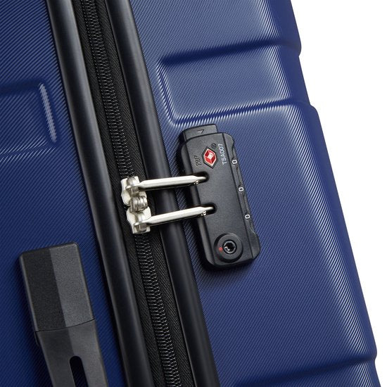 Delsey Paris x United Colors of Benetton - Kofferset Now - 3-delig - Handbagage 34L + ruimbagage 65L en 93L – Blauw