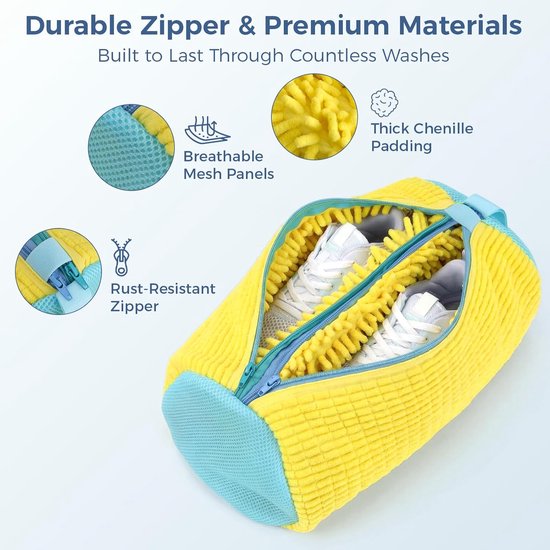 Dubbele Wasmachine Schoenwaszak - Bescherm Uw Schoenen!