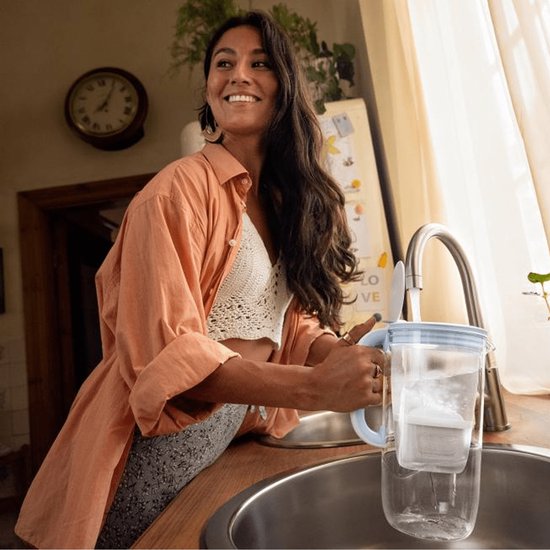 BRITA waterfilterpatroon MAXTRA PRO Pure Performance - 6 stuks - Originele waterfilter voor BRITA waterfilterkannen - filtert onzuiverheden zoals Herbiciden, PFAS, chloor, kalk en metalen