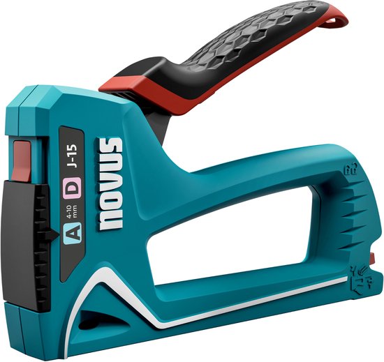 Novus Handtacker J-15 - Nietpistool - voor A, D, H & G nieten - voor het bevestigen van o.a. textiel, leer, folies, papier, kurk en zachte kunststof platen