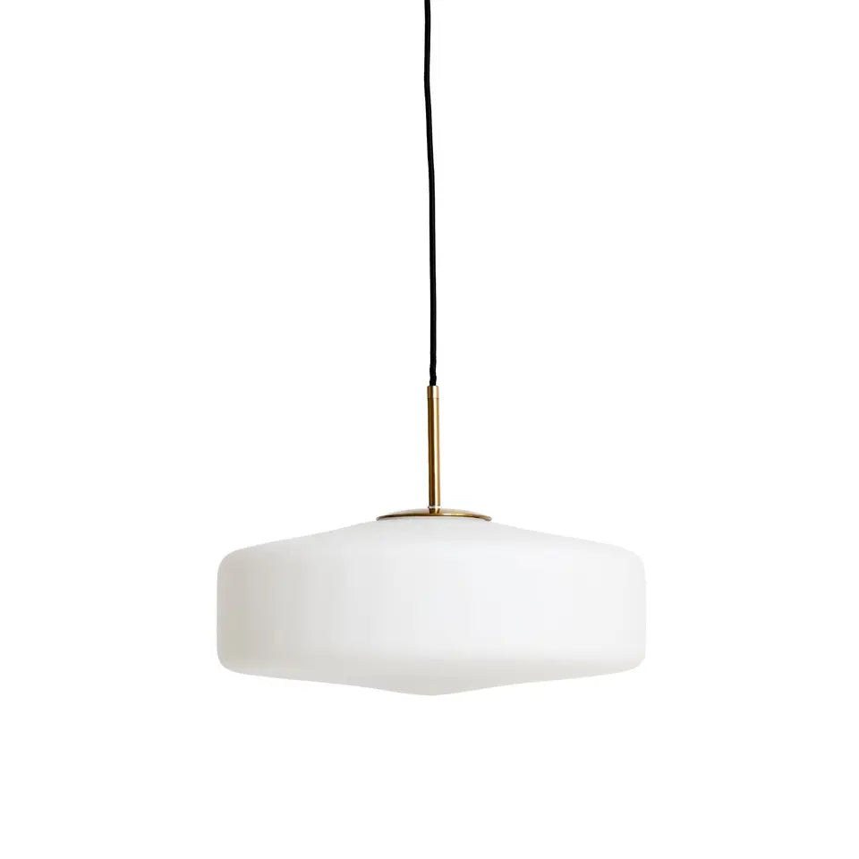 Light & Living Hanglamp Pleat Wit – Ø 40 cm – Moderne Glazen Lamp Voor Woonkamer En Hal – Industriële Stijl – Exclusief Lichtbron – E27 Fitting