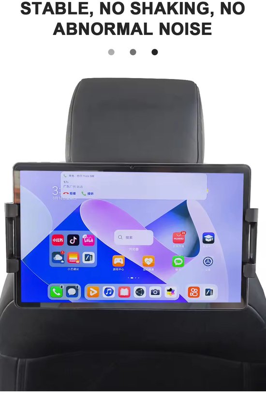 Garpex® Luxe Tablet Houder Auto - Hoofdsteun - 360 Graden Draaibaar - Geschikt voor Tablet, Telefoon en meer