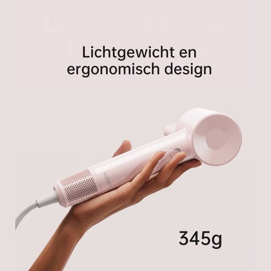 Laifen SE Lite High Speed Fohn - Roze - Haardroger met ionische technologie - 3 warmtestanden