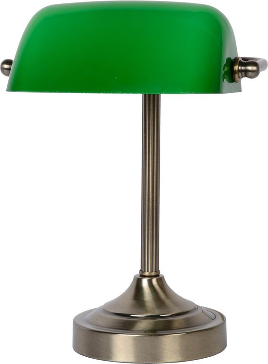 Lucide BANKER - Bureaulamp - 1xE14 - Brons