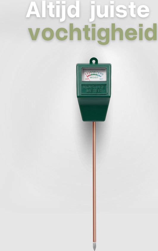 TIKKENS® Vochtmeter Bodem Planten - Vochtigheidsmeter Bloemen/Planten - luchtvochtigheidsmeter - tuinartikelen / accessoires