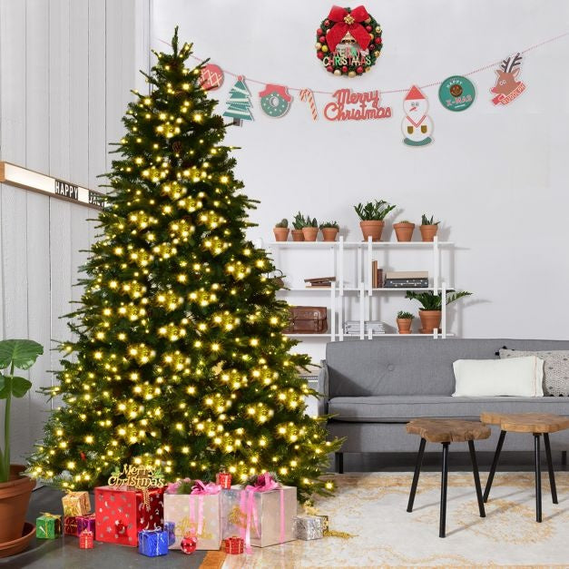 Coast Kunstkerstboom met LED verlichting - 225cm - Groen