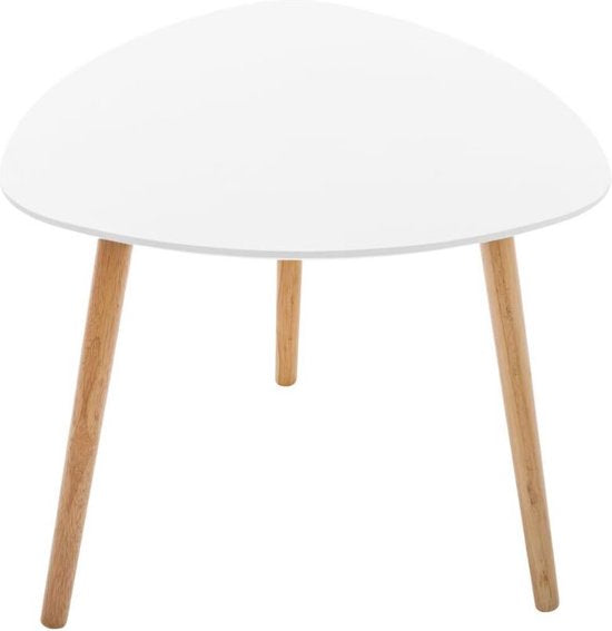 Atmosphera Créateur d'intérieur® koffietafel in set van 3 - salontafel - wit - hout - eik - woonkamer living