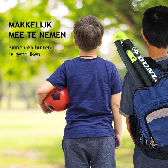 Dunlop Voetbaldoel – Opvouwbaar – 90 x 59 x 61 cm – Zwart/Geel