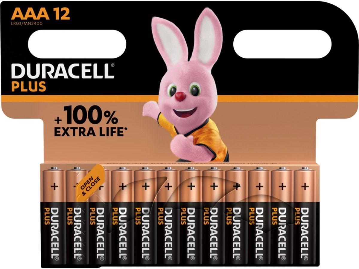 Duracell Plus Alkaline Batterijen - AAA maat - 48 stuks - LR03
