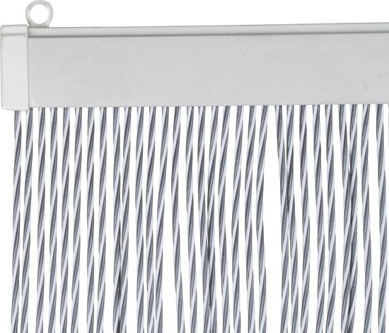 Arisol Vliegengordijn - String - 220x100 Cm - Grijs/wit
