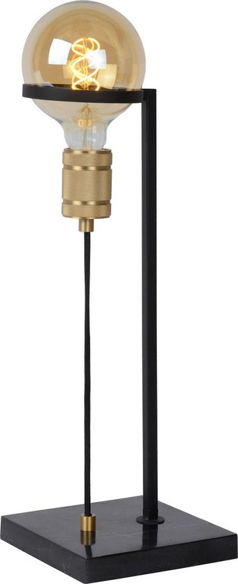 Lucide OTTELIEN - Tafellamp - 1xE27 - Zwart