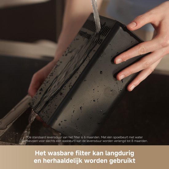 Dreame Voedselafvalverwerker SF25 - 2.5L - Ultra Stil 27dB - Geurloos - Zelfreinigend - Elektrische Keukencomposter Aanrecht