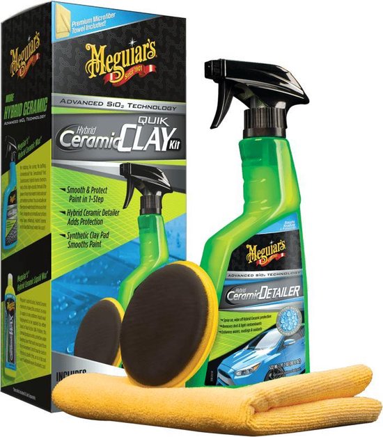 Meguiar's Hybrid Ceramic Synthetic Clay Kit – Keramische Synthetische Kleiset